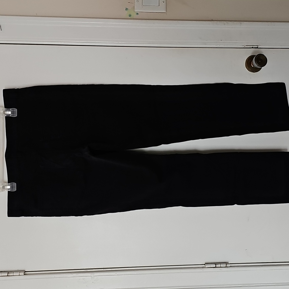 BNWOT Kirkland Black Brushed Cotton Pants 34 x 32 - Picture 5 of 5